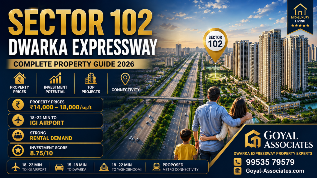 Sector 102 Dwarka Expressway Property Guide 2026 | Goyal Associates